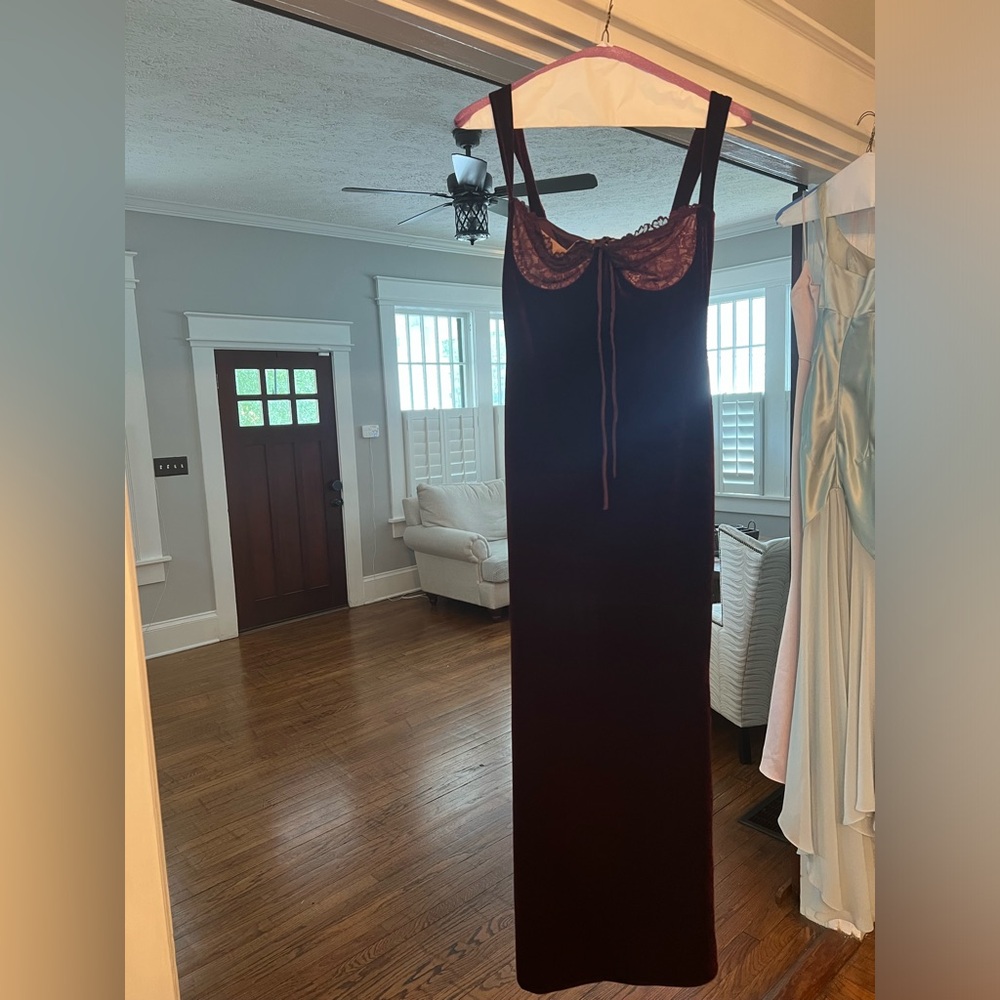 Burgundy House of CB dress